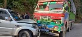 लुम्बिनी प्रदेश सांसद चढेको गाडी दुर्घटना 