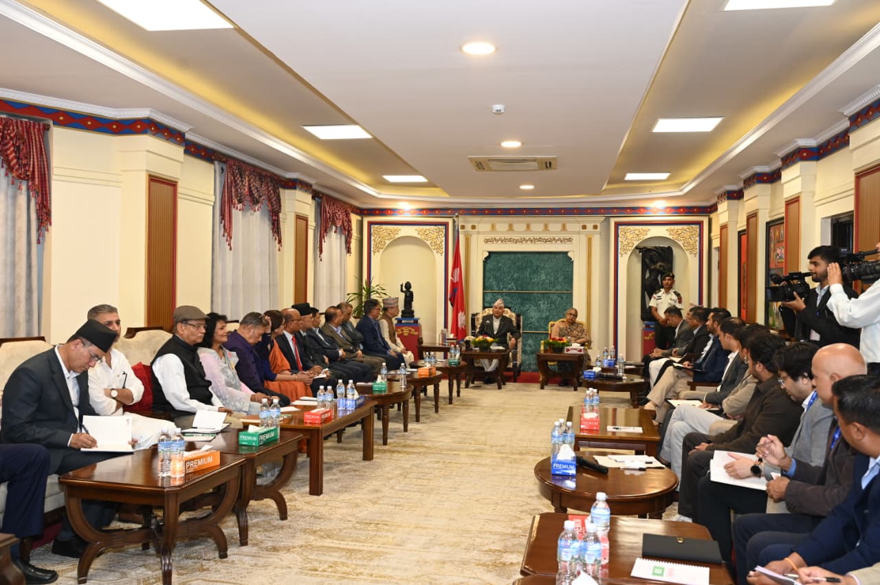 सर्वदलीय बैठकमा राष्ट्रपति