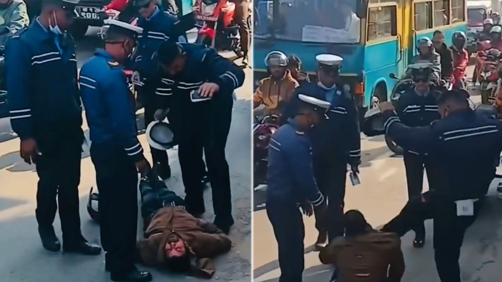 व्यक्तिमाथि निर्घात कुटपिट गर्ने चार प्रहरीको जिम्मेवारी खोस्दै छानबिन सुरु