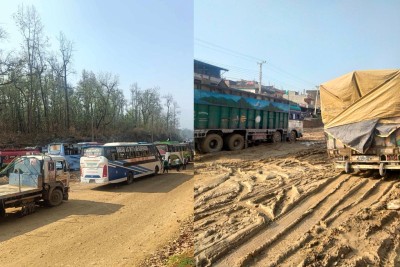पूर्वपश्चिम राजमार्ग बिहानैदेखि अवरुद्ध