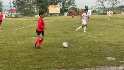 पुलिस महिला गोल्डकपको सेमिफाइनलमा