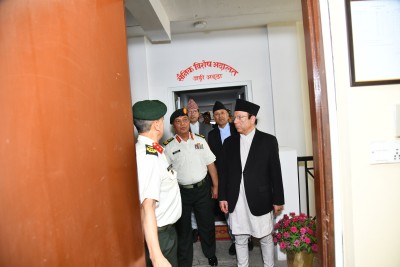 प्रधान न्यायाधीशबाट सैनिक विशेष अदालतको निरीक्षण भ्रमण