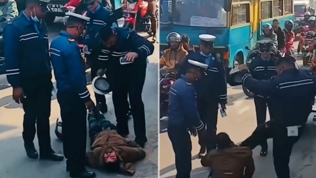 व्यक्तिमाथि निर्घात कुटपिट गर्ने चार प्रहरीको जिम्मेवारी खोस्दै छानबिन सुरु