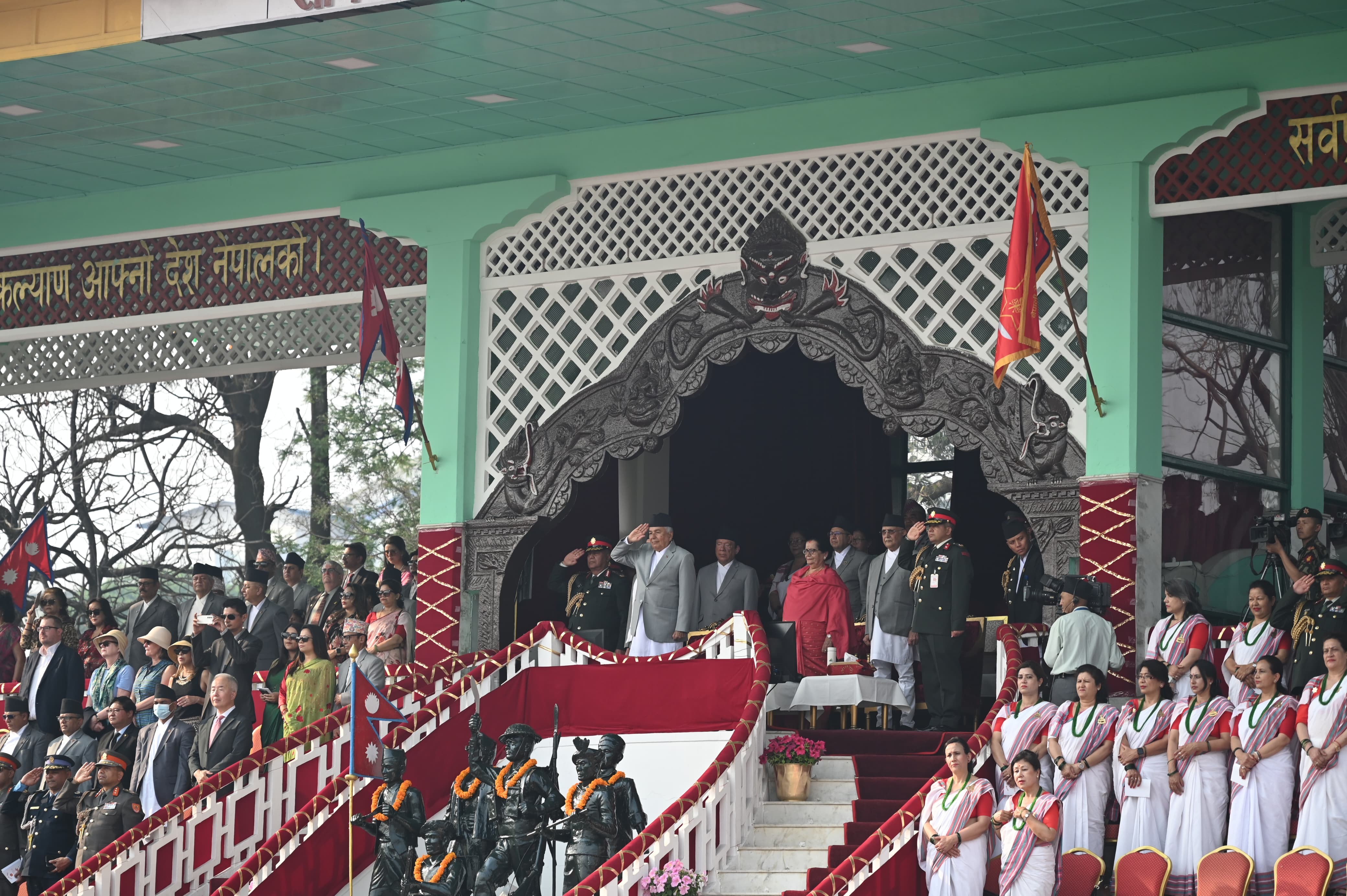 घोडेजात्रा पर्व सम्पन्न टुडिखेलमा आयोजित समारोहमा रास्ट्रपति पौडेल सहभागी