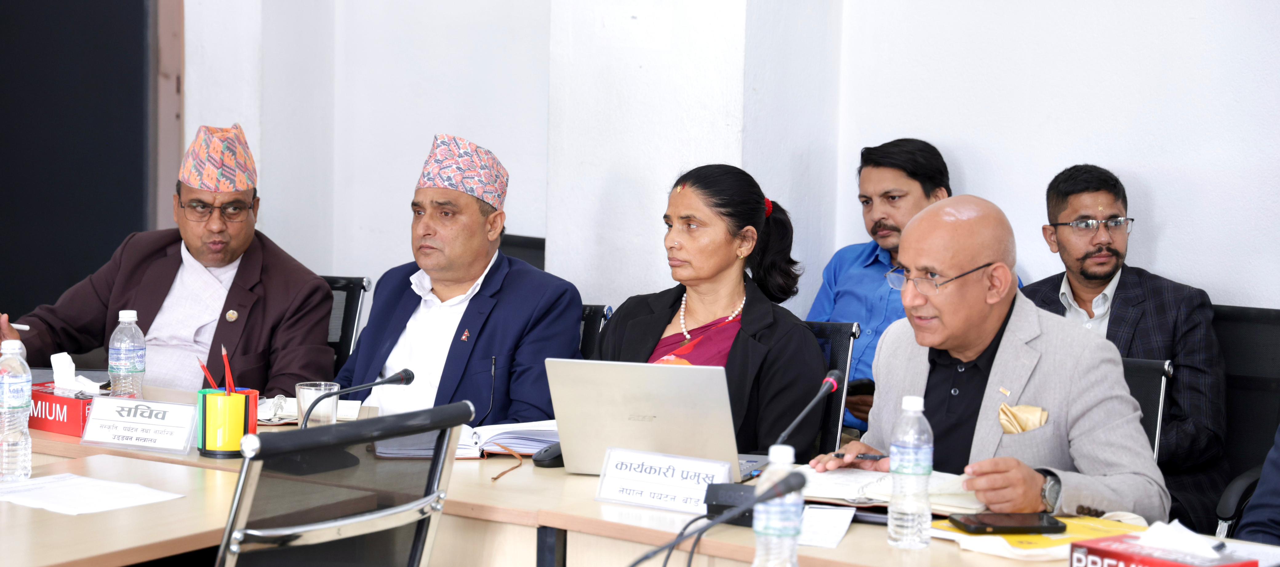 पर्यटन क्षेत्रका चुनौतीबारे संसदीय समितिलाई बोर्डको ब्रिफिङ