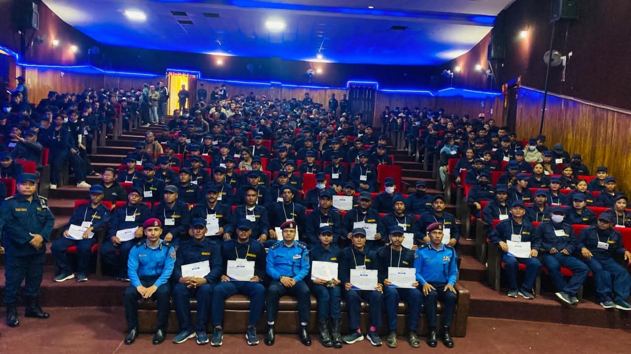 स्याङ्जामा निर्वाचन प्रहरीलाई सम्मानसहित बिदाई